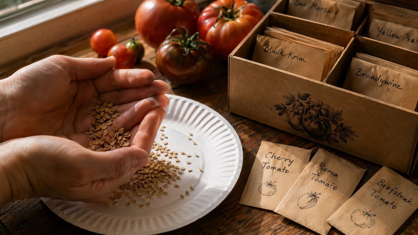 Saving heirloom tomato seeds